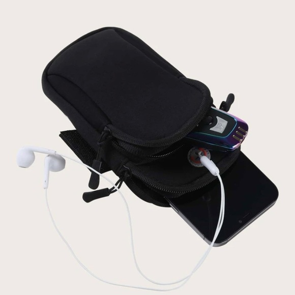 Phone Holder for Running Armband Pouch Key Pocket Bag Phone Arm Band Sleeve - Picture 3 of 5